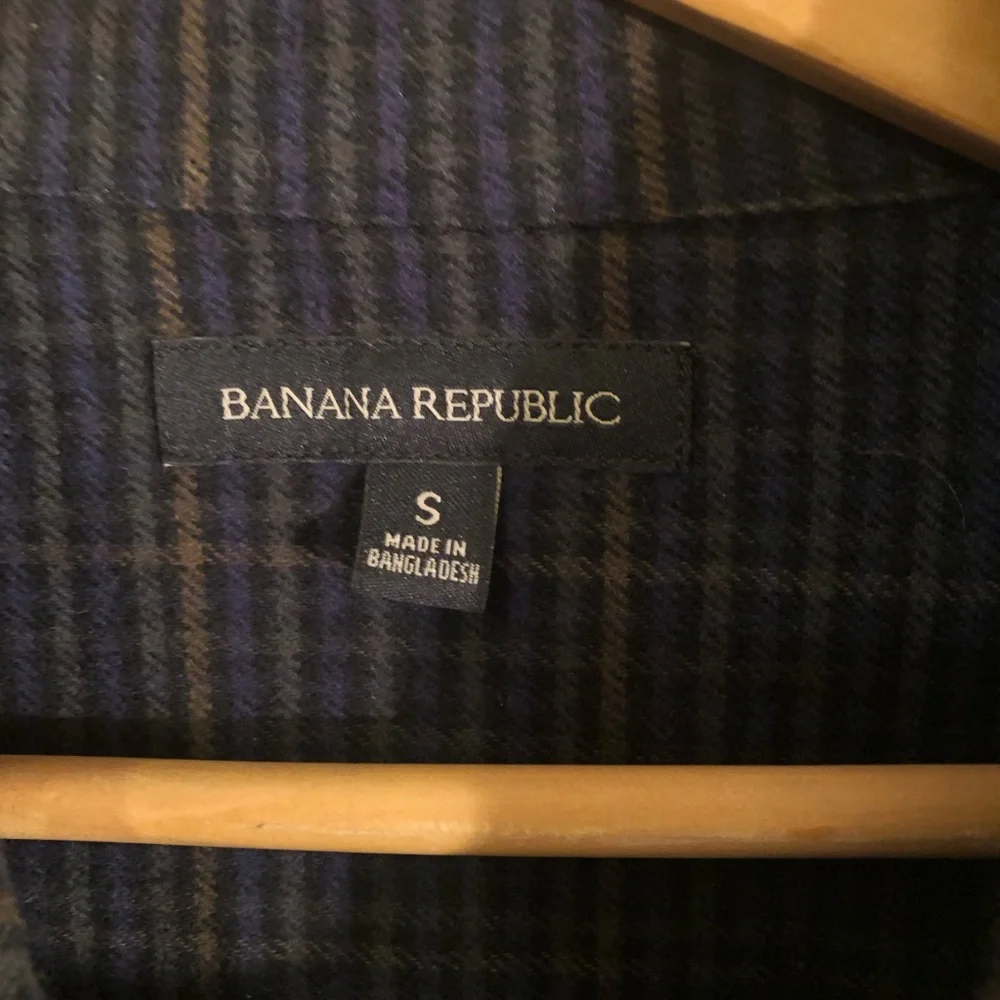 BANANA REPUBLIC HEAVY FLANNEL SHIRT JACKET